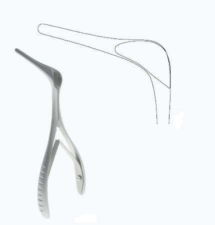 Розширювачі (дзеркала) хірургічні, ринологічні, "Cottle", для носу, делікатні, загальний розмір 135 мм, 5 1/4". Бренд - Asanus Medizintechnik Gmb, Німеччина